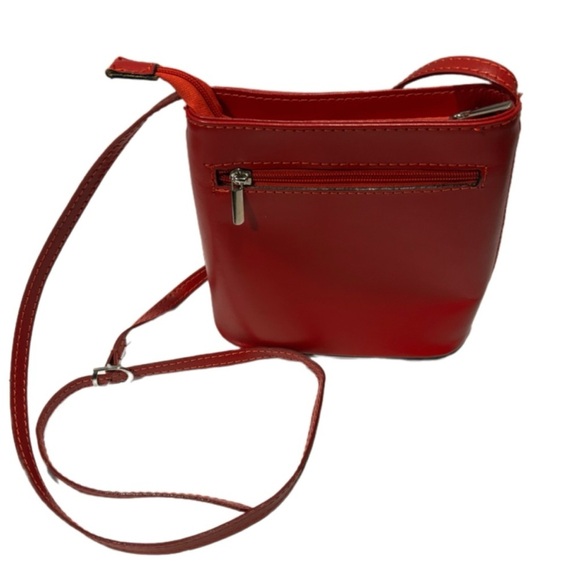 Vera Pelle Italian Leather Crossbody Shoulder Bag - Picture 1 of 6